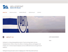 Tablet Screenshot of hellespont.com